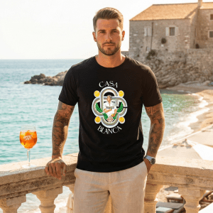 Camiseta Casa Blanca Negra