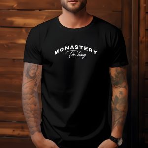 Camiseta Monastery The King Black Vynil