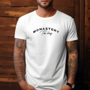 Camiseta Monastery The King White Vynil