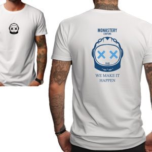 Camiseta Monastery Astro Double White/Blue
