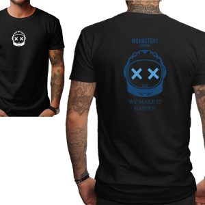 Camiseta Monastery Astro Double Black/Blue