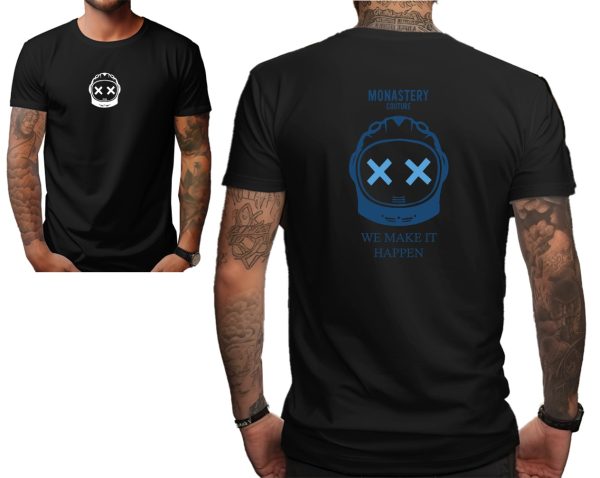 Camiseta Monastery Astro Double Black/Blue