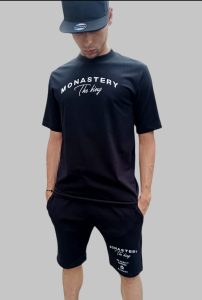 Camiseta Monastery The King Black Vynil - Imagen 2