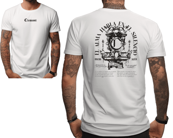Camiseta Clemont Silencio White