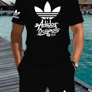 Conjunto Bermuda Adidas Originals Negro