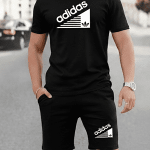 Conjunto Bermuda Adidas Negro