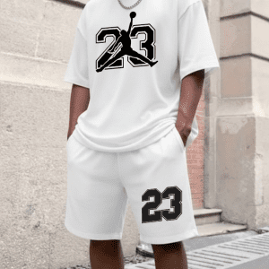 Conjunto Bermuda Jordan 23 Blanco
