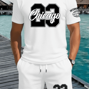 Conjunto Bermuda Chicago 23 Blanco