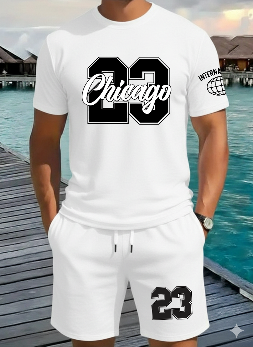 Conjunto Bermuda Chicago 23 Blanco