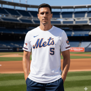 Camiseta Los Mets NY Blanca