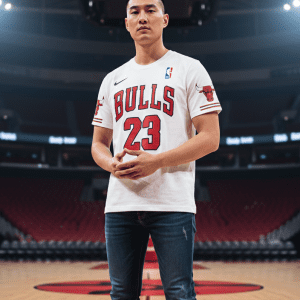 Camiseta Chicago Bulls Blanca