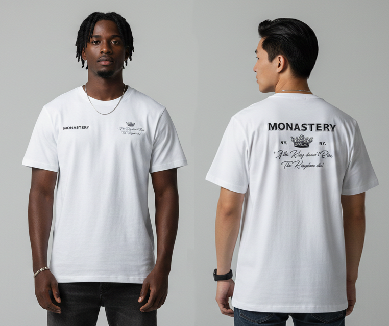 Camiseta Monastery The King Double White