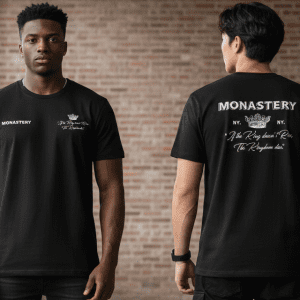 Camiseta Monastery The King Double Black