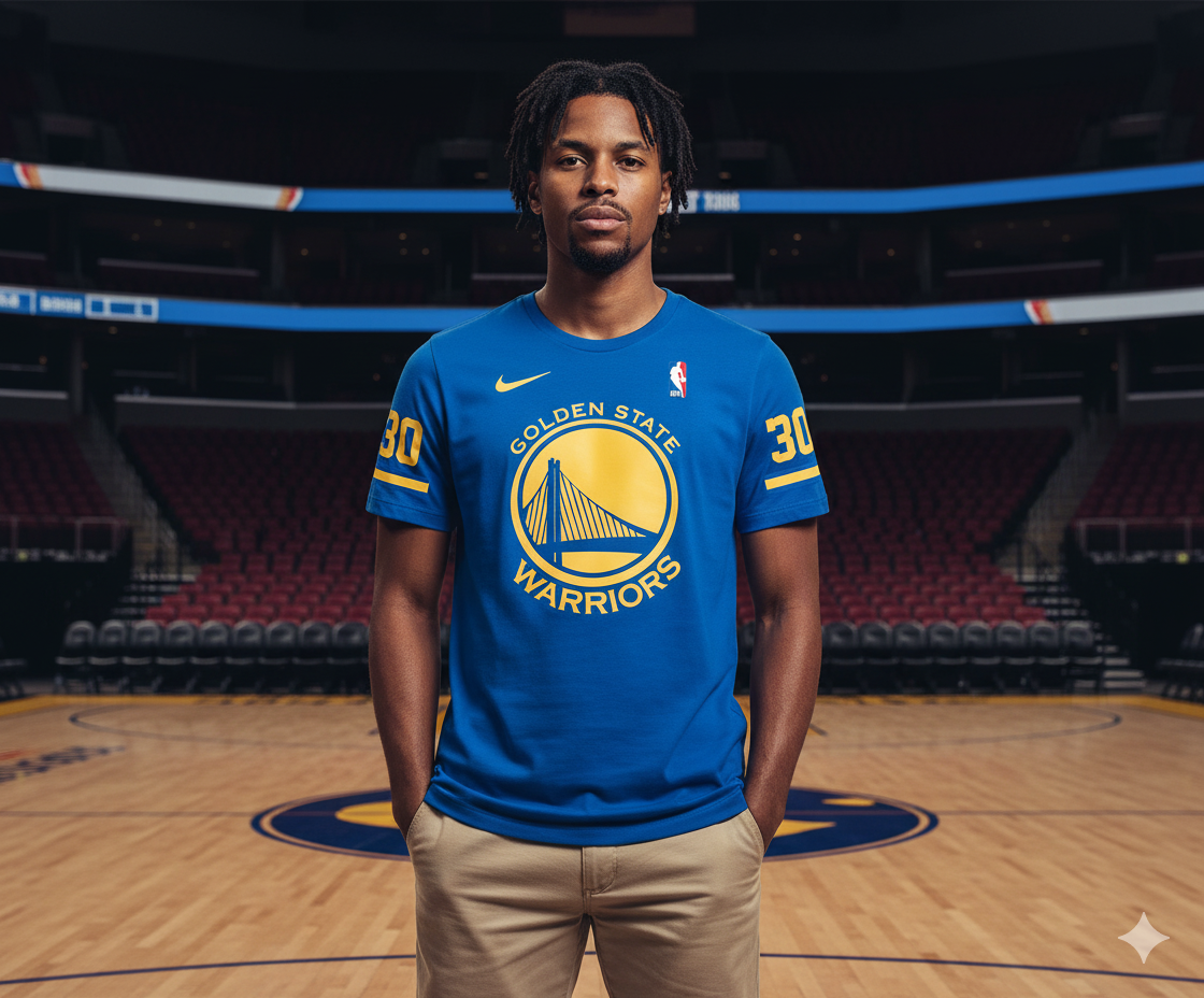 Camiseta Warriors Golden State Azul