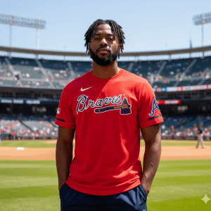 Camiseta Atlanta Braves Roja