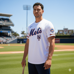 Camiseta Los Mets NY Blanca
