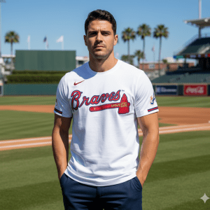 Camiseta Atlanta Braves Blanca