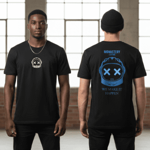 Camiseta Monastery Astro Double Black/Blue