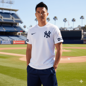 Camiseta Yankees de Nueva York Blanca