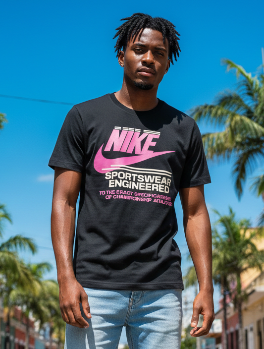 Camiseta Nike Sports Wear Negra