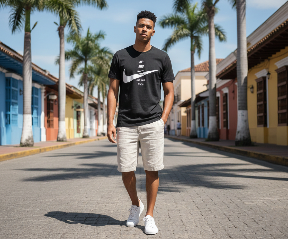 Camiseta Nike Smoosh Negra - Imagen 6