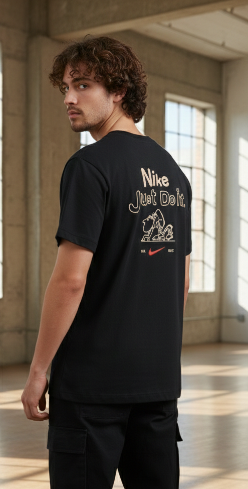 Camiseta Nike Just Do It Negra - Imagen 2