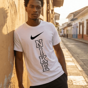 Camiseta Nike Vertical Blanca