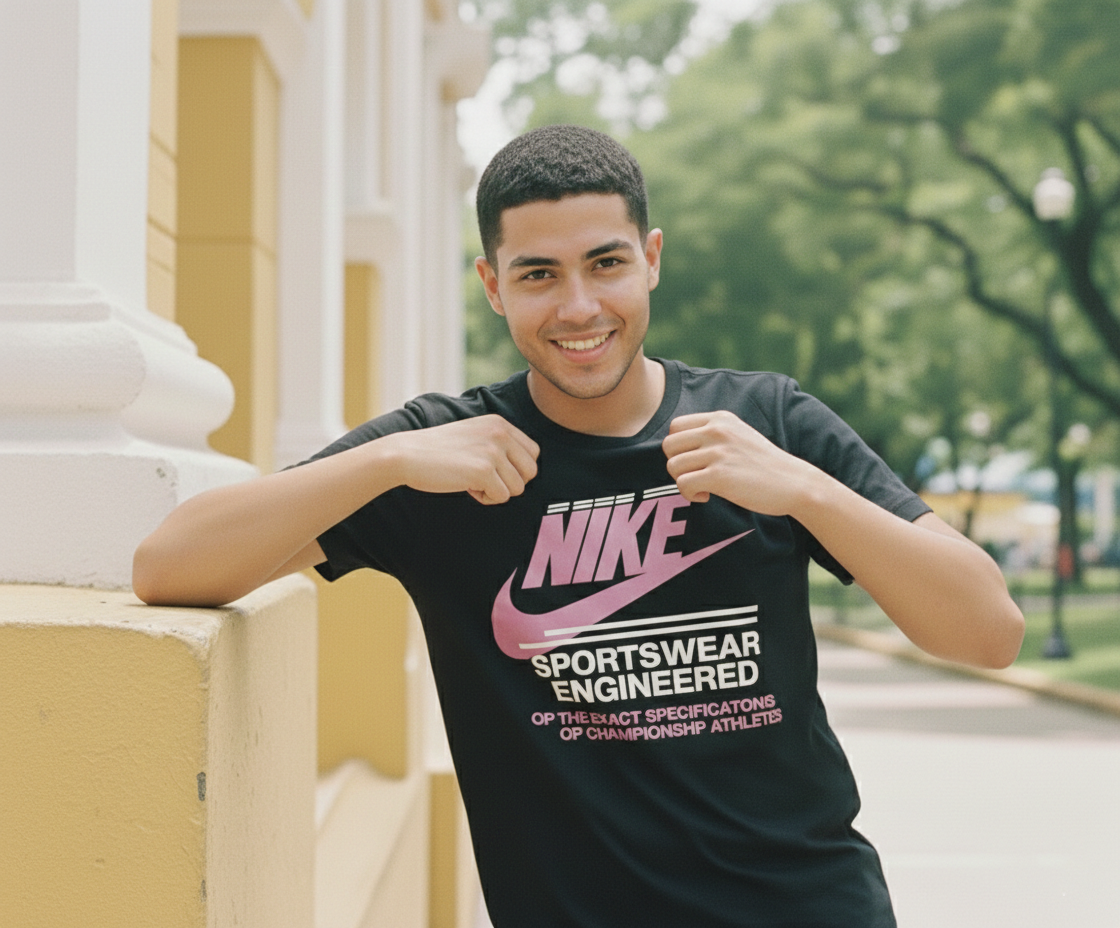 Camiseta Nike Sports Wear Negra - Imagen 6