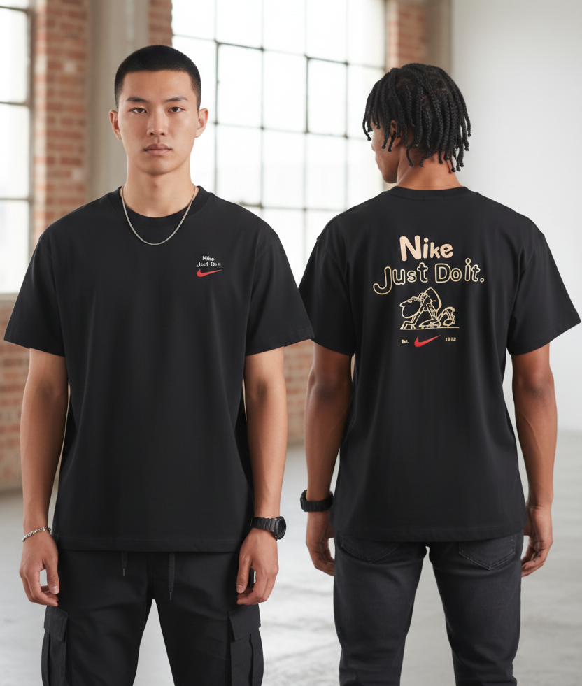 Camiseta Nike Just Do It Negra - Imagen 3