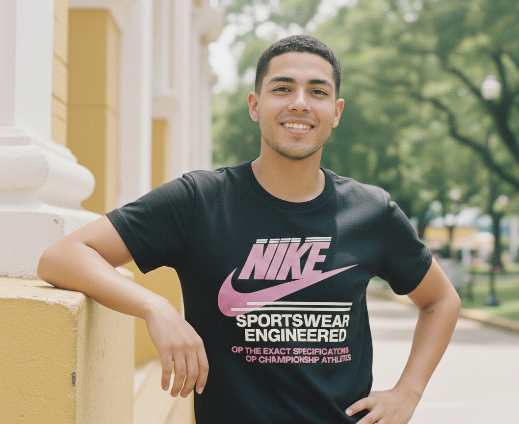 Camiseta Nike Sports Wear Negra - Imagen 4