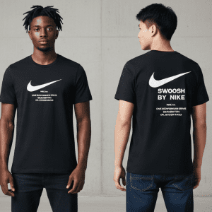 Camiseta Nike Swoosh By Negra