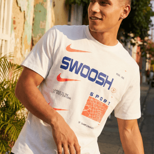 Camiseta Nike Swoosh Sport Blanca