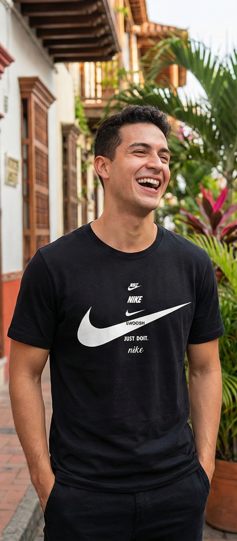 Camiseta Nike Smoosh Negra - Imagen 3